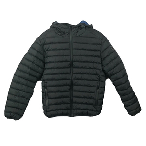 Blouson bomber unisexe noir à col rond, imperméable et coupe-vent, fermeture éclair, vêtement d'extérieur pour le printemps, coupe régulière, coque en polyester/nylon - Product Image 2