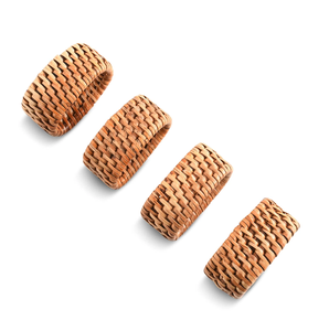 Wholesale Rattan Napkin Rings Thanksgiving Party <b>Wedding</b> Dinner Table Decoration Crafts Supplies - Product Image 4
