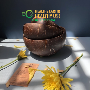 Newly Carved Eco-friendly Coconut Shell Salad Bowl <b>Wooden</b> Cereal Bowl with Spoon/ <b>Wooden</b> Soup Bowl/ Coconut Shell <b>Ice</b> <b>Cream</b> - Product Image 3