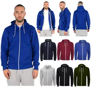 Élégant bricolage marque nouveau 100% coton à capuche uni bleu doux et durable pour toutes les saisons pour une utilisation extérieure et intérieure pour l'hiver - Product Image 5