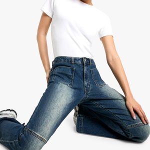 <b>Women</b> Personalized Denim <b>Jeans</b> Wholesale New Trending Supplier <b>Women</b> Denim <b>Jeans</b> Wholesale Price - Product Image 6