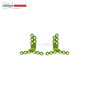 Lefort I orthognathic กรามเทียม0.6T ชุดคู่มือพลังงานขวาและซ้าย Sizes-21x29mm สีเหลือง24.76x23.10มม. 22x25mm - Product Image 6