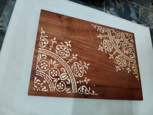 Tabla de Cortar de Madera de Acacia con Asa, Tabla para Cortar Pizza, Frutas y Alimentos, Decoración para Cocina y Hotel - Product Image 1