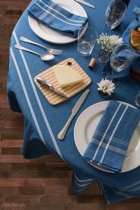 Las últimas servilletas de algodón hechas a mano ecológicas Patrón rectangular a cuadros lavable para bodas Reuniones familiares - Product Image 6