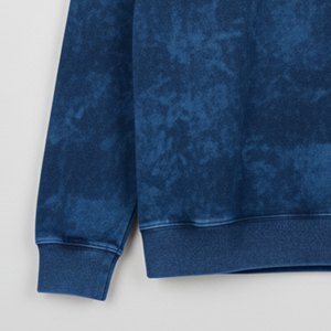 Sweat-shirts à capuche en molleton uni sur mesure, bleu, unisexe, vintage, pull-over 100% coton, hiver, pour hommes et femmes - Product Image 4