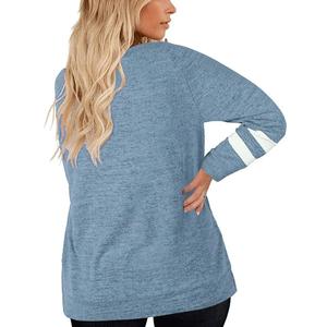 Vente en gros Sweatshirts imprimés pour femmes Logo personnalisé Street Wear Sweatshirts pour femmes Prix bon marché Sweatshirts imprimés de mode de rue - Product Image 3