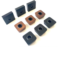 Tapa Cuadrada de Madera Personalizada YUESHEN 28/410 para Difusor de Aromaterapia, Piezas Mecanizadas CNC de Fresno