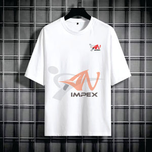 Camiseta de algodón 100% Logotipo de impresión personalizado de alta calidad Material flexible ecológico para ropa de verano - Product Image 3