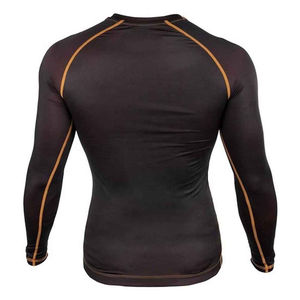 À la mode pour les hommes vêtements de plein air Rash Guard T-shirts à manches longues nouveau produit col rond coupe ajustée Rash Guard pour hommes personnalisé OEM - Product Image 4