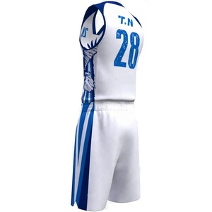 Vêtements de basket-ball personnalisés OEM pour hommes, uniformes sportifs doux et respirants, ensembles grande taille, vente en gros - Product Image 3
