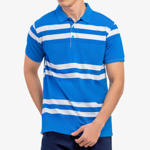 Camiseta Deportiva Personalizada Ecológica de Cuello Alto, de Poliéster de Secado Rápido para Hombre, Transpirable, de Manga Corta - Product Image 1