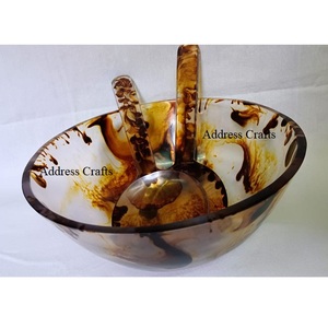 Cadeau personnalisé bols en résine en forme de mangue bols à collations créatifs pour la maison hôtel restaurant bols à fruits secs et noix dernière conception - Product Image 2