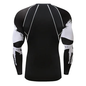 Equipo de protección contra erupciones de media manga de camuflaje por sublimación personalizado para hombres para boxeo BJJ MMA Jiu Jitsu - Product Image 6