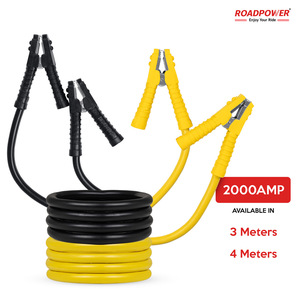 Roadpower สายเพิ่มกำลัง1500/2000AMP 3ม. สำหรับงานหนักที่มีดีไซน์พกพาและติดตั้งอย่างรวดเร็วสำหรับการเดินทางบนถนนรถฉุกเฉิน - Product Image 5
