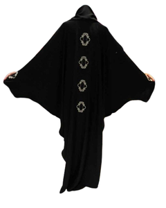 2022 dubaï élégant modeste dames tenue décontractée belle bleu Design marocain à la main traditionnel Nida tissu Abaya caftan - Product Image 2