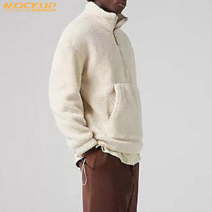 Hoodies d'hiver pour hommes, pull-over formel en sherpa, sweat à capuche en flanelle de haute qualité, manches longues, décontracté, avec poche - Product Image 3