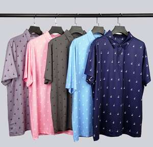 Polo en jersey ODM haut de gamme haut de gamme pour homme d'affaires décontracté à demi-manches respirant tricoté haut en coton anti-rides Sol - Product Image 5