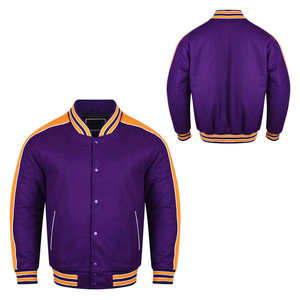 Chaqueta Varsity de Béisbol para Hombre de Alta Calidad, Personalizada, de Moda, de Lana para Invierno, con Logotipo Personalizado en la Parte Delantera, Transpirable y Ecológica - Product Image 2