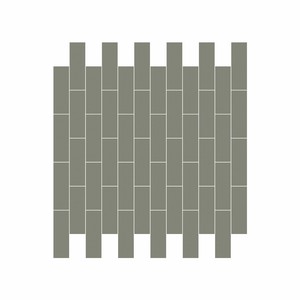 Tile Royale Recta Bricks 1x2,7mm Azulejo de mosaico de cerámica vitrificado de cuerpo completo Mate para vestíbulo y paredes de recepción Elevadores de escaleras - Product Image 1