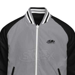High Quality Latest Design <b>Men</b> Zipper Letterman Winter <b>Jacket</b> Breathable Custom Size Zipper Letterman Winter <b>Jacket</b> For <b>Men</b> - Product Image 5