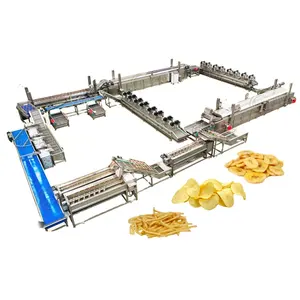 Joyshine Frozen Fresh Potato Chips Production Process Making Machine Price Frozen French Fries Production Line Custom Processing