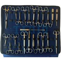 Nouvel arrivage : Kit chirurgical vétérinaire pour chien en acier inoxydable, 24 pièces, réutilisable et durable, outils d'opération pour tissus mous