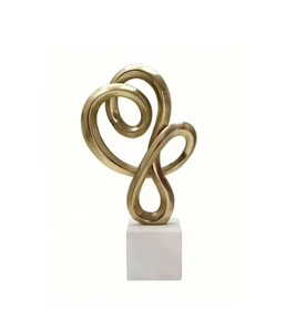 Ornements en métal de style moderne Vaisselle Décoration Sculpture Arrivée chaude Poids solide pour offrir pour la décoration de salon - Product Image 6