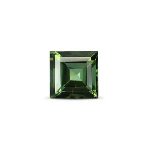 Pierre précieuse de tourmaline facettée de 3,47 carats, druse naturelle verte, rouge, dorée, rose, en forme de goutte/décalcomanie/formes variées, effet de changement de couleur, tailles 3-10 mm - Product Image 1