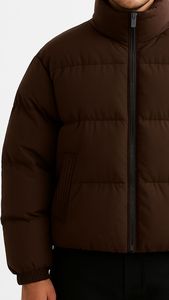 Chaqueta Acolchada de Alta Calidad Personalizada para Hombre, Servicio OEM, con Capucha, Cierre de Cremallera Frontal con Logotipo, Transpirable y Ecológica - Product Image 5