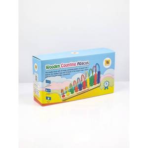 UATOYS Ábaco Clásico de Madera Personalizable, Juguete Educativo de Rompecabezas para el Aprendizaje Temprano de Aritmética para Niños - Product Image 4