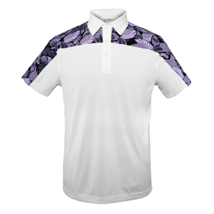เสื้อยืดโปโลกอล์ฟผ้าคอตตอนสำหรับผู้ชายแห้งเร็ว4ทางผ้า100% ปักโลโก้ได้ตามต้องการเสื้อผ้าแนวสตรีทพิมพ์ลายลำลอง - Product Image 1