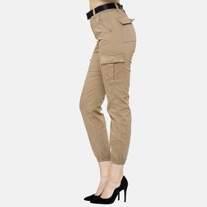 Pantalones cargo de alta calidad para mujer, pantalones de color sólido con bolsillos, ropa de calle al por mayor, Ronpex - Product Image 5
