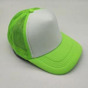 Latest Fashion Design 5 Panel <b>Flat</b> Brim Cotton Trucker Snapbacks Mesh Sports Baseball Hats - Product Image 4
