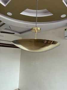 Light Elegant Ceiling Flushmount Light Pendant Mid Century Modern Raw Brass <b>Sputnik</b> <b>Chandelier</b> light Fixture - Product Image 2
