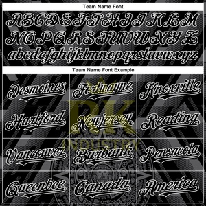 Camiseta de Béisbol Auténtica con Diseño 3D Negro Gris Acero 100% Poliéster Transpirable que Absorbe la Humedad Ropa Deportiva Logotipo Personalizado - Product Image 4