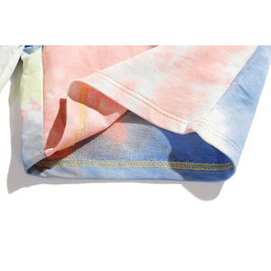 Short en maille tie-dye pour hommes à bas prix Vêtements de rue décontractés 100% Short tie-dye en coton pour hommes au prix de gros - Product Image 6