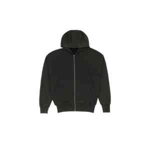 Sudadera con capucha francesa de gran tamaño Boxy de peso pesado 500GSM personalizada 100% algodón lavado ácido con cremallera ropa de calle para otoño - Product Image 1