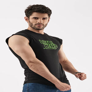 Camiseta sin mangas para hombre, camiseta informal con estampado personalizado, Camiseta deportiva de verano, chaleco de cuello redondo, camiseta sin mangas holgada de diseño personalizado para hombre - Product Image 4