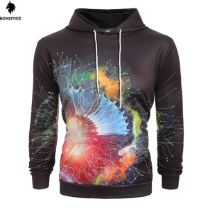 เสื้อฮู้ดสวมหัวโพลีเอสเตอร์สำหรับผู้ชายผ้าเทอร์รี่แบบลำลองน้ำหนักเบาสีล้วนสำหรับฤดูหนาวออกแบบได้ตามต้องการ - Product Image 2
