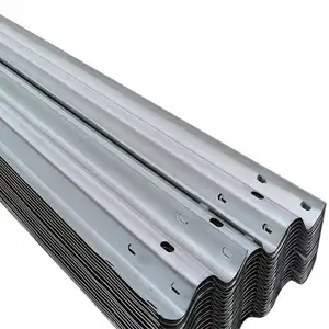 Galvanized Steel Thrie W Beam Guardrail for Road and Bridge Safety