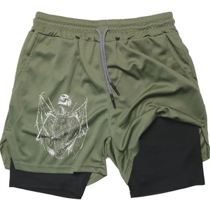 <b>Men's</b> Summer Fitness Casual Anime mesh <b>shorts</b> 2 in 1 <b>Compression</b> <b>Shorts</b> for <b>Men</b> Gym Workout Running Athletic Activewear - Product Image 4