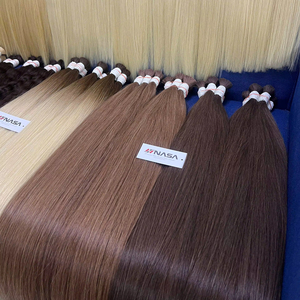 Extensions de cheveux en vrac Produit de vente chaude 2025 Couleur noire naturelle droite 100% Cheveux vietnamiens Super Double dessiné - Product Image 1