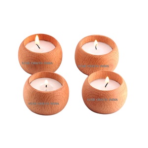 Factory Custom Various Style Color Decoration Wedding <b>Candle</b> Stand Wood Candlestick Wooden <b>Candle</b> Holder for Home <b>Dinner</b> Table - Product Image 4