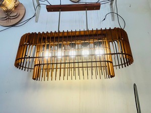 Lámpara de techo colgante de madera de Vigifarm a bajo precio Lámpara de lujo y moderna Decoración Producto vietnamita - Product Image 3