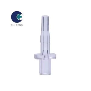 13A017 ABS Luer macho con ala para tubo OD de 3,9mm Tipo deslizante - Product Image 1