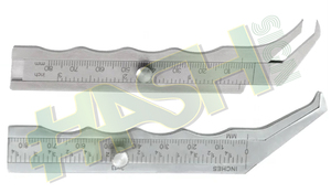 Thorpe Pied à coulisse de 4.5 pouces avec graduations de 80 mm de pouce et mm, mesure jusqu'à 3 pouces-Garantie 1 an - Product Image 6