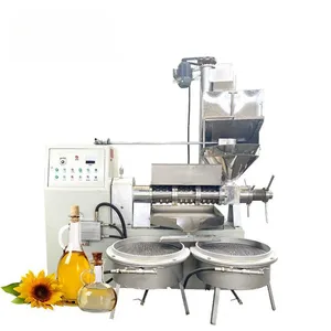 Hot and cold peanut and soybean oil press hydraulic oil press machine can be used in factories and hotels