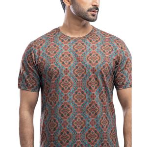 Camiseta de Jersey informal personalizada para hombre 100% algodón cuello redondo ropa de alta calidad impresa con patrón único - Product Image 5