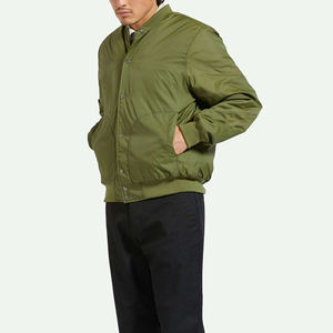 Men's Bomber Canvas Jacket with Front Pockets-High Quality Thin Hooded Casual <b>Motorbike</b> Jacket - Product Image 2