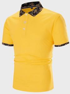 Nouveau design polo décontracté à manches courtes 100% coton pour hommes polo de golf respirant de couleur unie pour hommes - Product Image 5